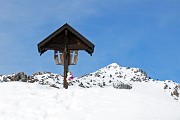 Invernale solitaria pomeridiana in VENTUROSA (1999 m) da Buffalora il 21 febb. 2018 - FOTOGALLERY